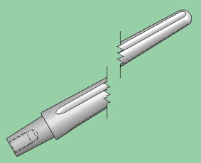 CAD技術交流 如何處理有角度放置產品的打斷表達問題